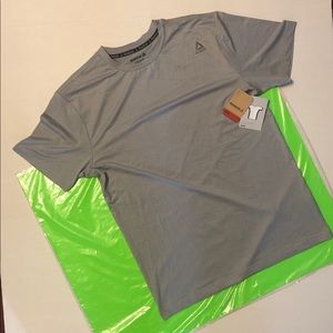 Reebok SONIC BOLT S/S TOP SLEET HEATHER Shirt NWT